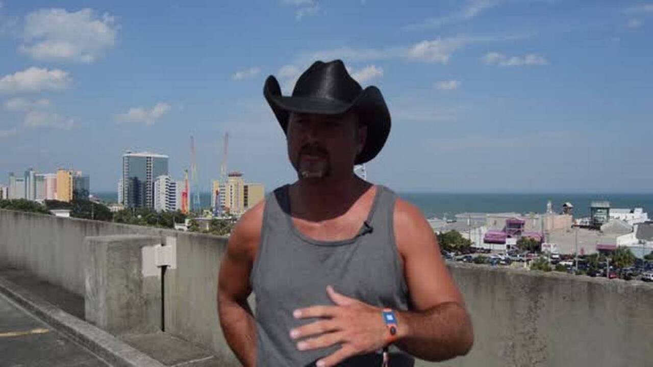 Meet Tim McGraw's look-a-like, Mitchell, at the Carolina Country Music Festival in Myrtle Beach
