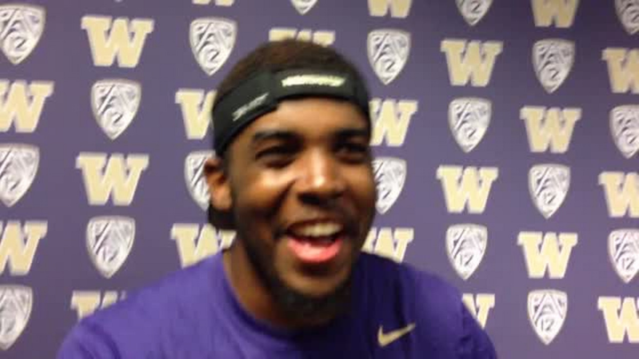 VIDEO: Huskies safety Brandon Beaver after win over Utah State