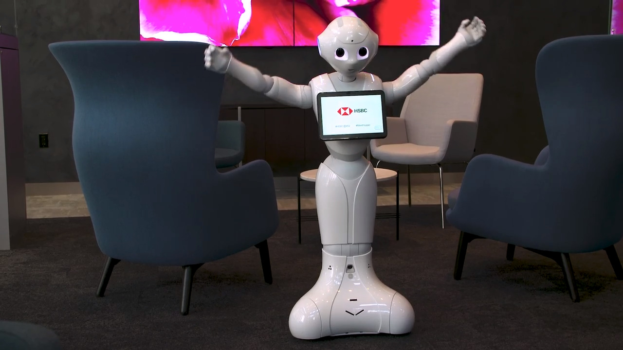 SoftBank’s Pepper robot lands at Brickell HSBC branch