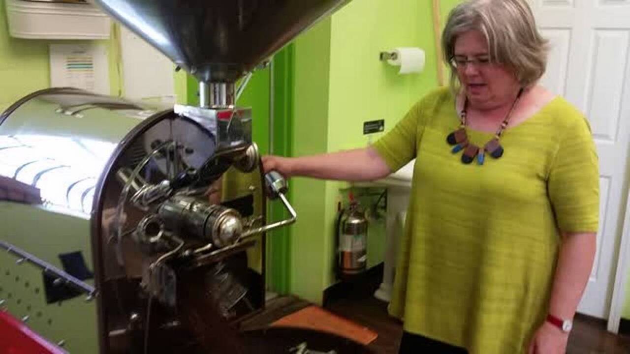 Coffee roasting inspires shop owner