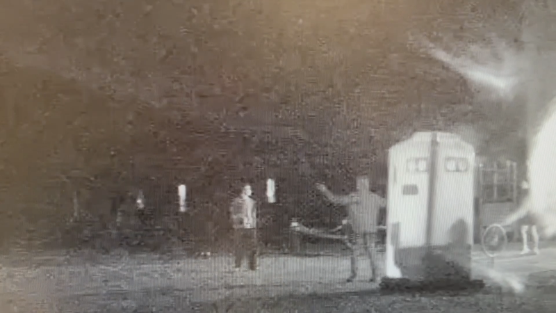 Lexington officials looking for suspects accused of lighting fires at new park