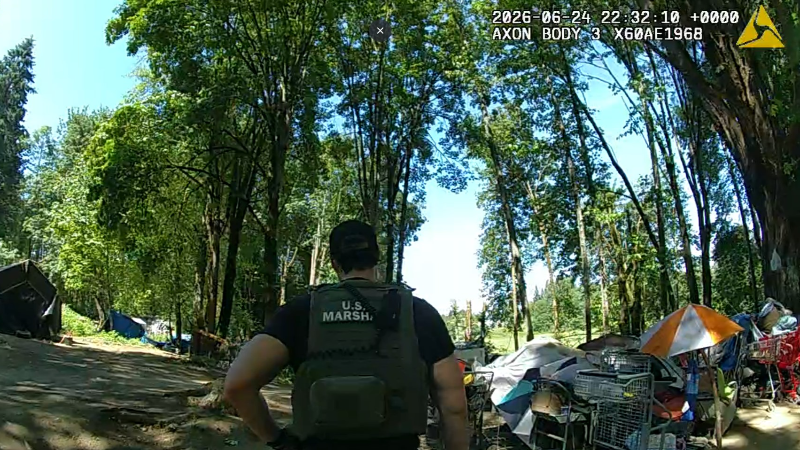 U.S. Marshals search 'Jungle' for missing girl