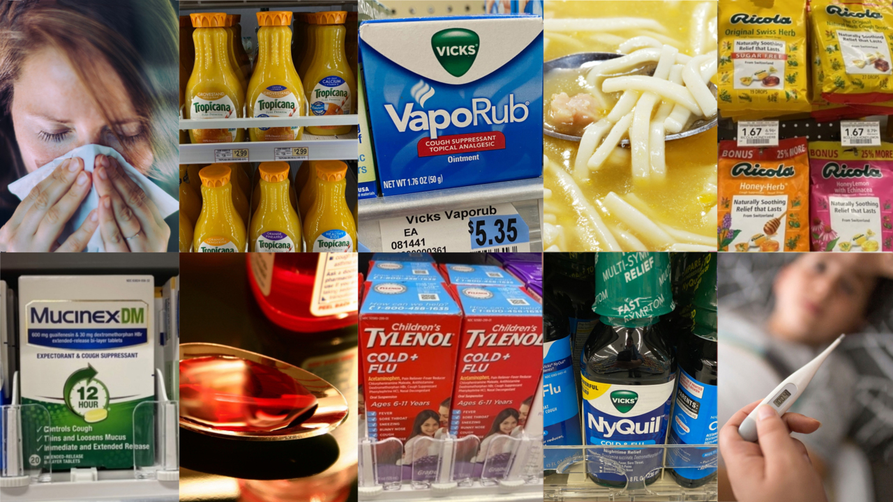 Cold and flu season – How much do common remedies cost?