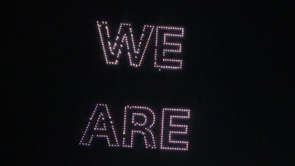 Penn State debuts choreographed drone show during halftime of White Out game