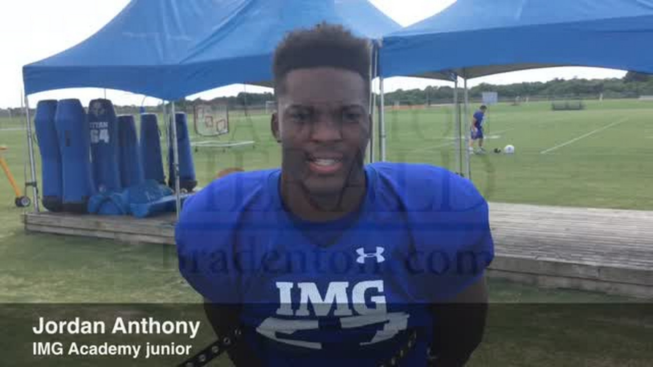 Prep football | IMG Academy's Jordan Anthony embraces new offensive role 
