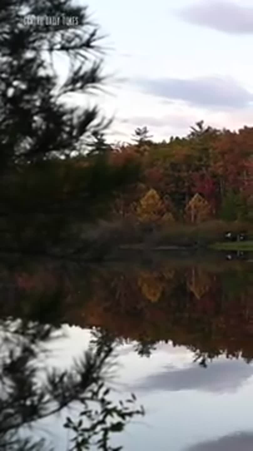 A peaceful sunset at Whipple Dam State Park (Video)