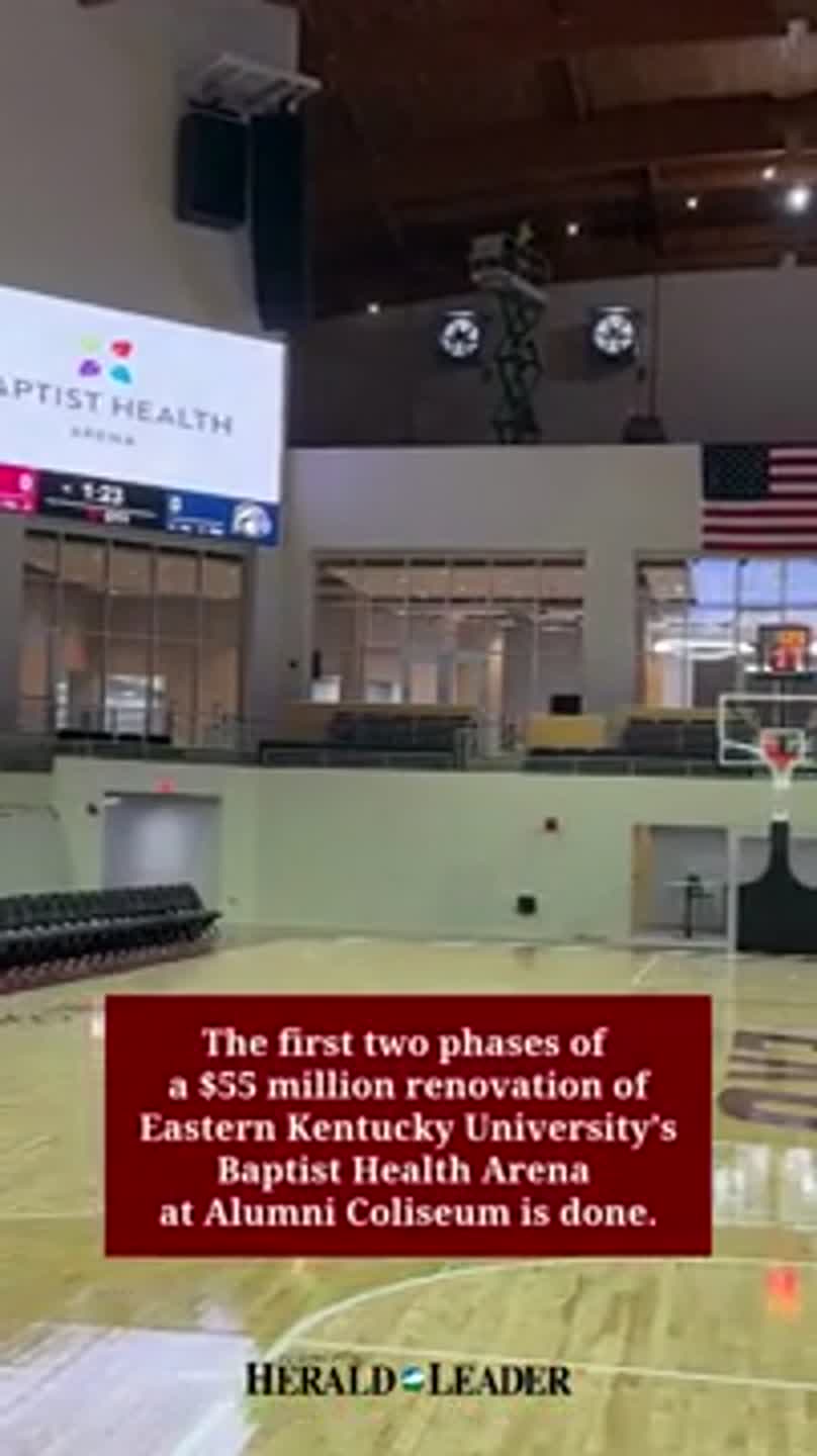See inside Eastern Kentucky University’s renovated basketball arena