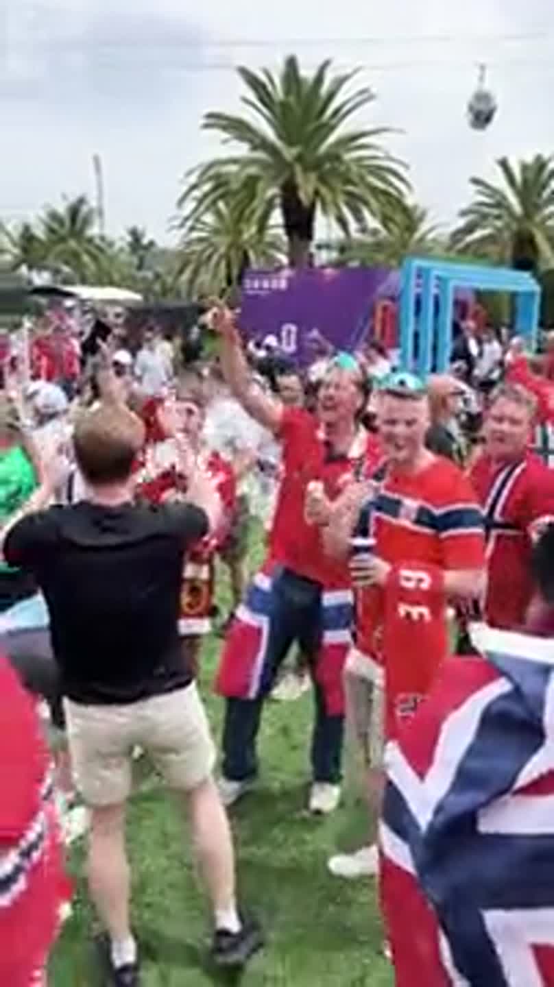 Sights and sounds ahead of England vs Norway in Miami