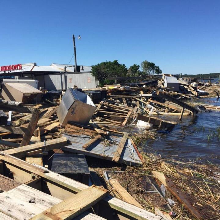 Hudson’s owner watched restaurant flood from afar during Hurricane Matthew