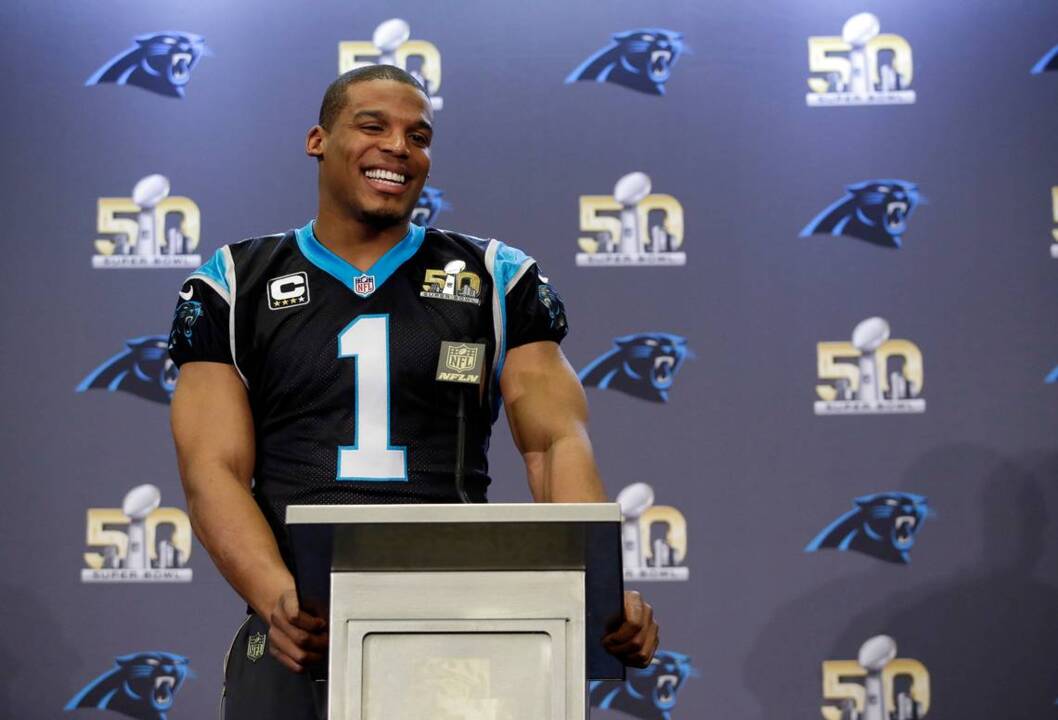 Cam Newton meets the media Wednesday