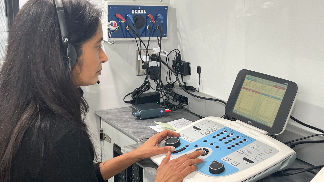Bellingham Public Schools audiologist Dr. Geeta Sawh shares value of district's mobile audiology van clinic