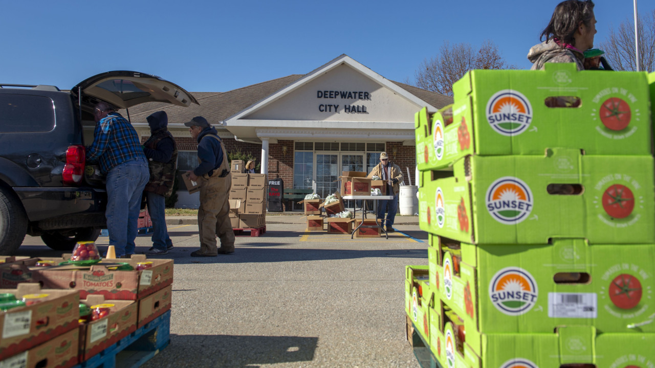 Food pantry in tiny Deepwater, Missouri, is a lifeline for some residents there