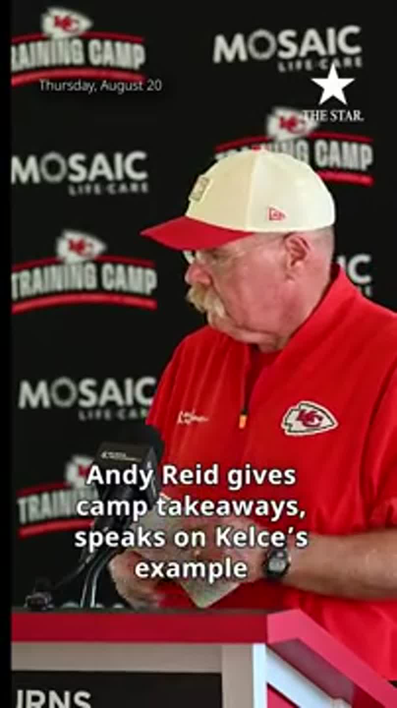 Andy Reid and Nick Bolton speak on Travis Kelce's leadership throughout camp