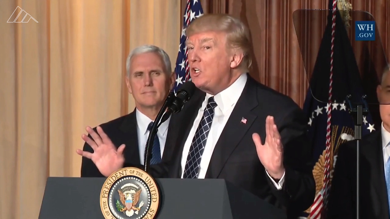 Trump: ‘My administration is putting an end to the war on coal.’