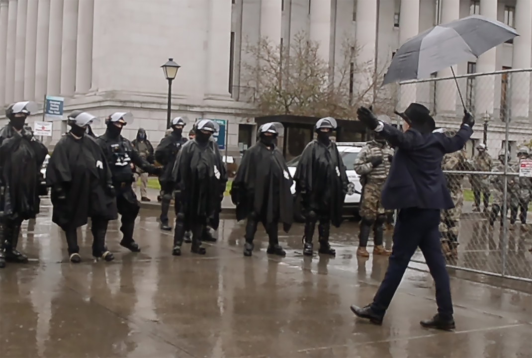 Tight security but few incidents surround opening of 2021 Legislature