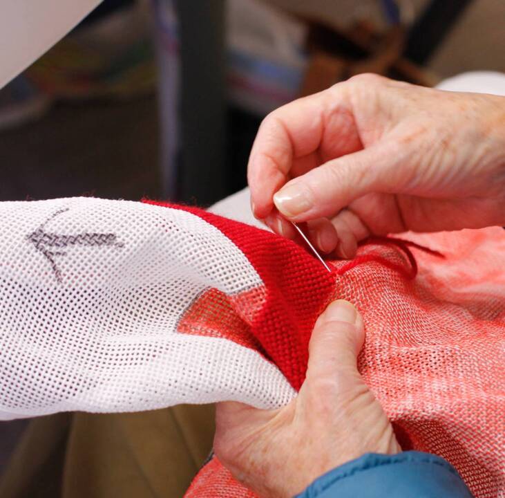 Stitching for the glory of God at St. Nicholas Episcopal Church