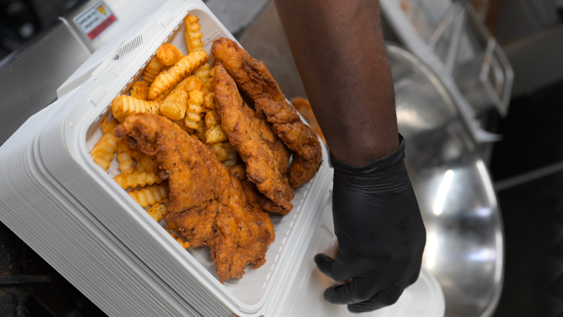 Why are there so many chicken places in and around the Tacoma Mall?