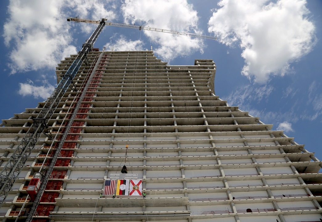 Last beam put in place on Hard Rock's new guitar shaped hotel