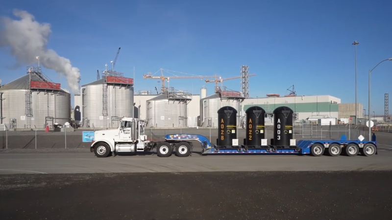 First glassified radioactive waste leaves the Hanford vit plant