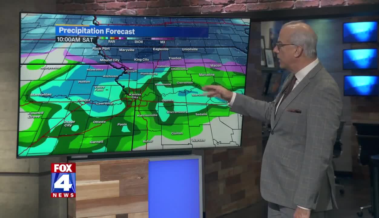 Colder weather, rain in Kansas City area weekend forecast (Video ...