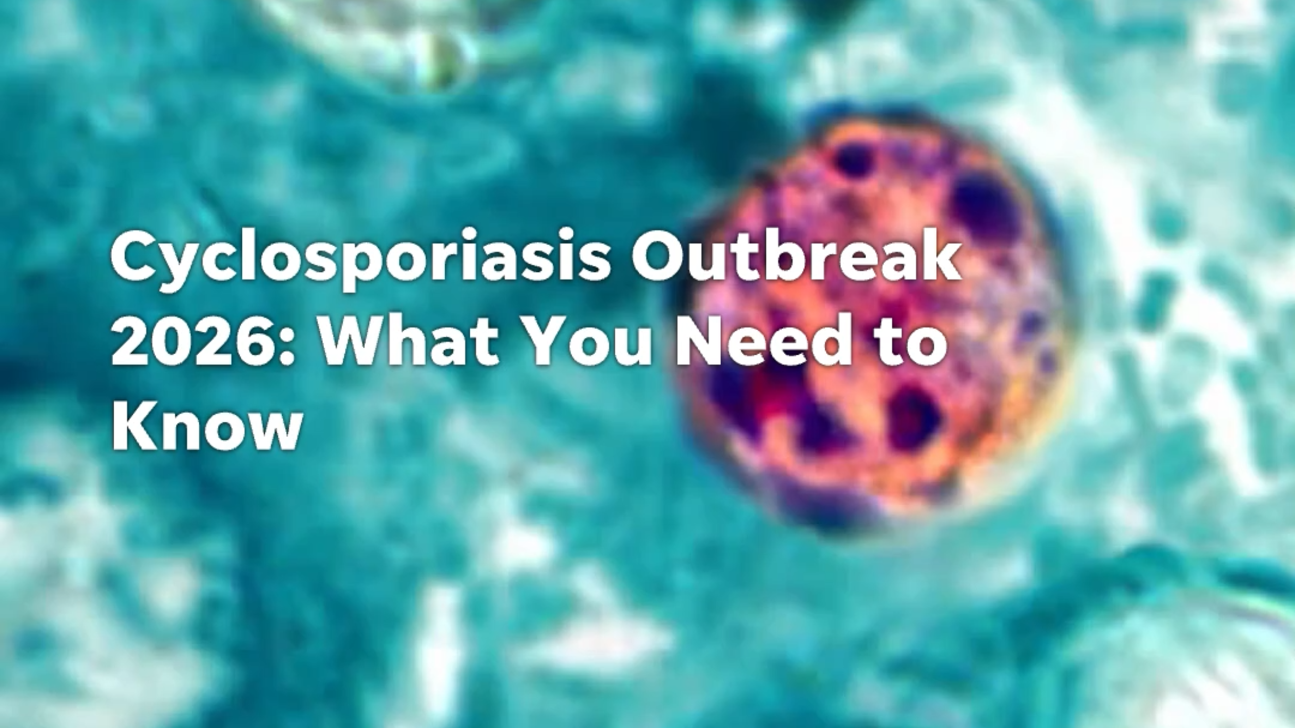 What is Cyclosporiasis? Symptoms, treatment, and prevention