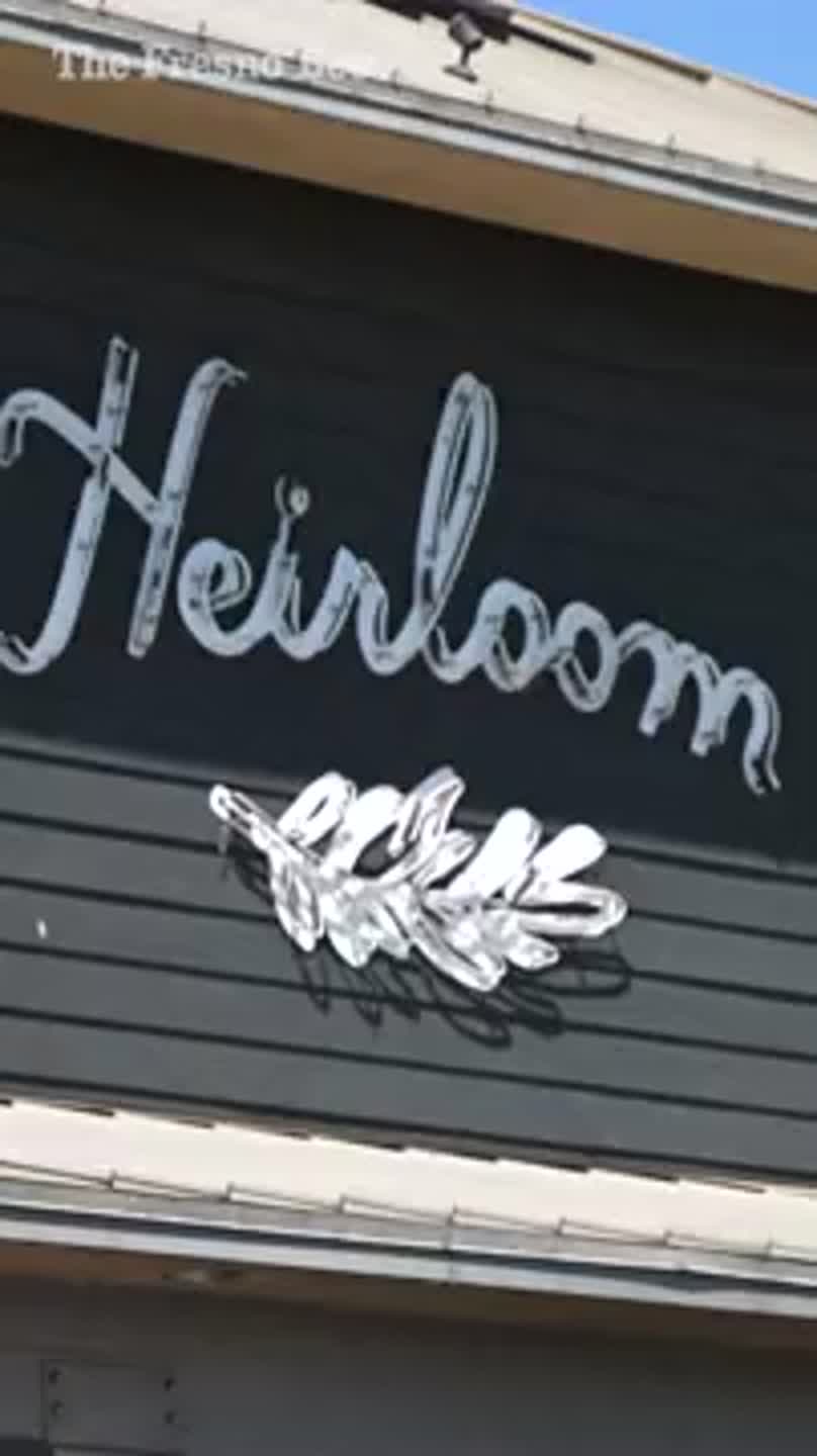 See how customers deal with the long lines at Fresno's Heirloom restaurant
