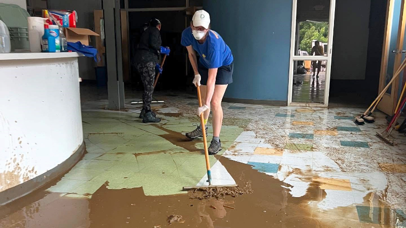 Community rallies for Hillsborough school, home for the arts flooded by Chantal