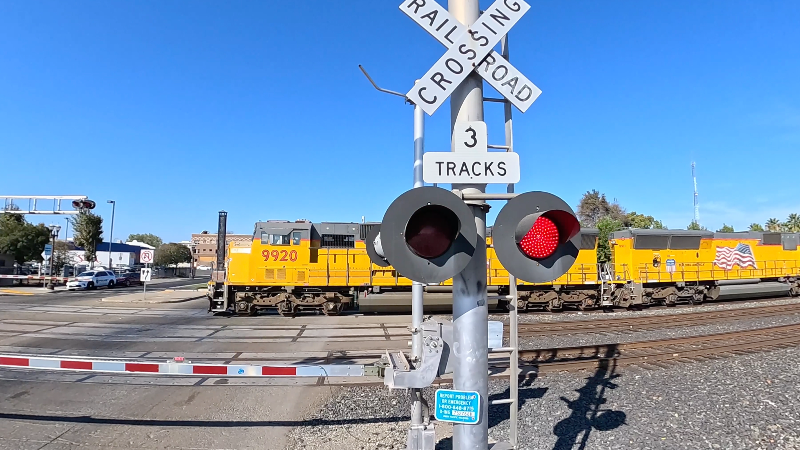 Trains can kill as they move Valley freight, people. Railroad urges safety at crossings