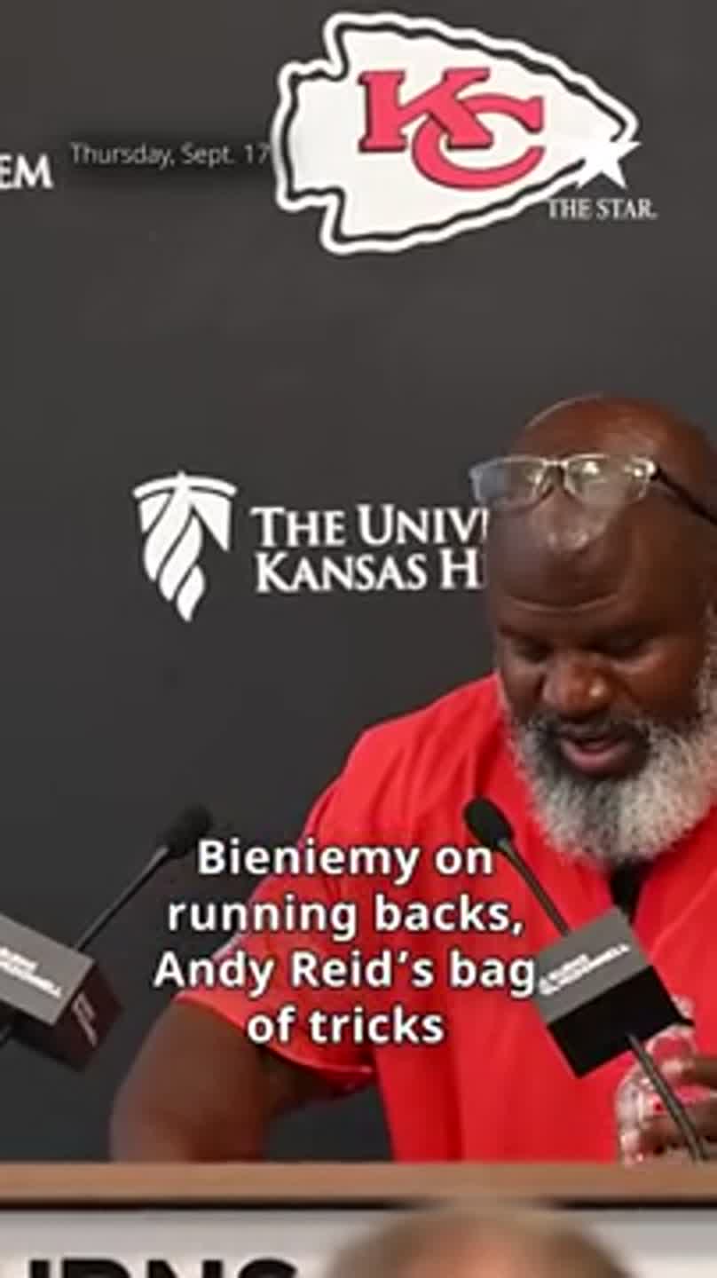 Bieniemy praises running backs, touts Andy Reid's 'bag of tricks'