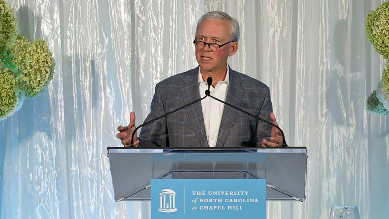 UNC-Chapel Hill chief fundraiser David Routh is stepping down from university giving