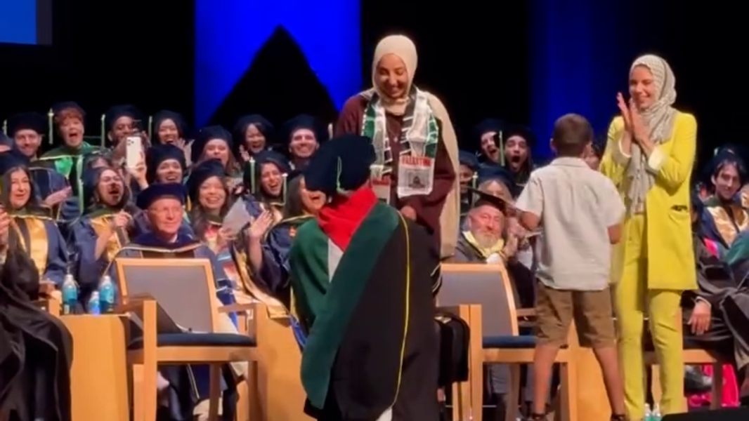 A love story unfolds at UC Davis School of Medicine commencement