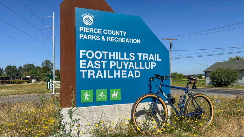 Forested tunnels, green farms, bridge crossings ... the Foothills Trail astounds