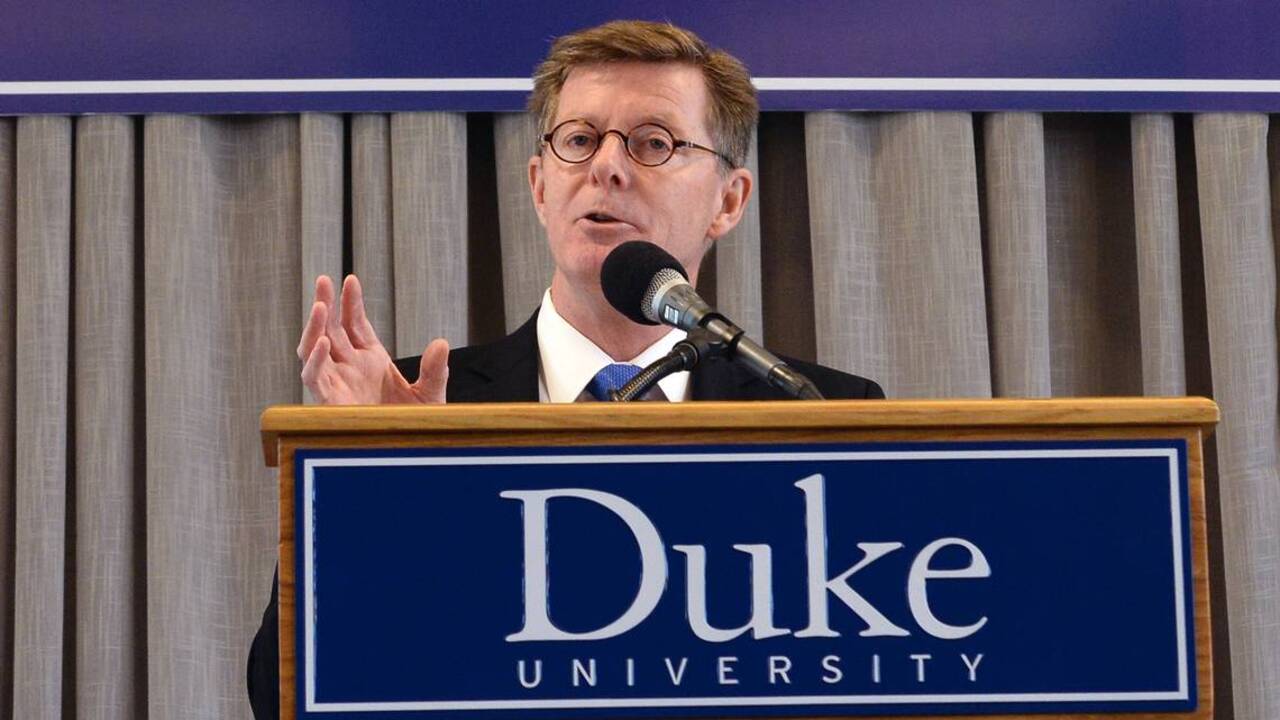 Penn's Vincent Price is announced as Duke University's tenth president