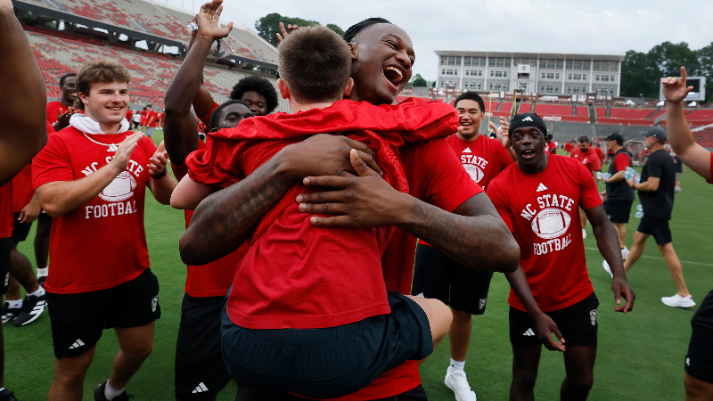 So much fun as NC State football hosts 'Victory Day'
