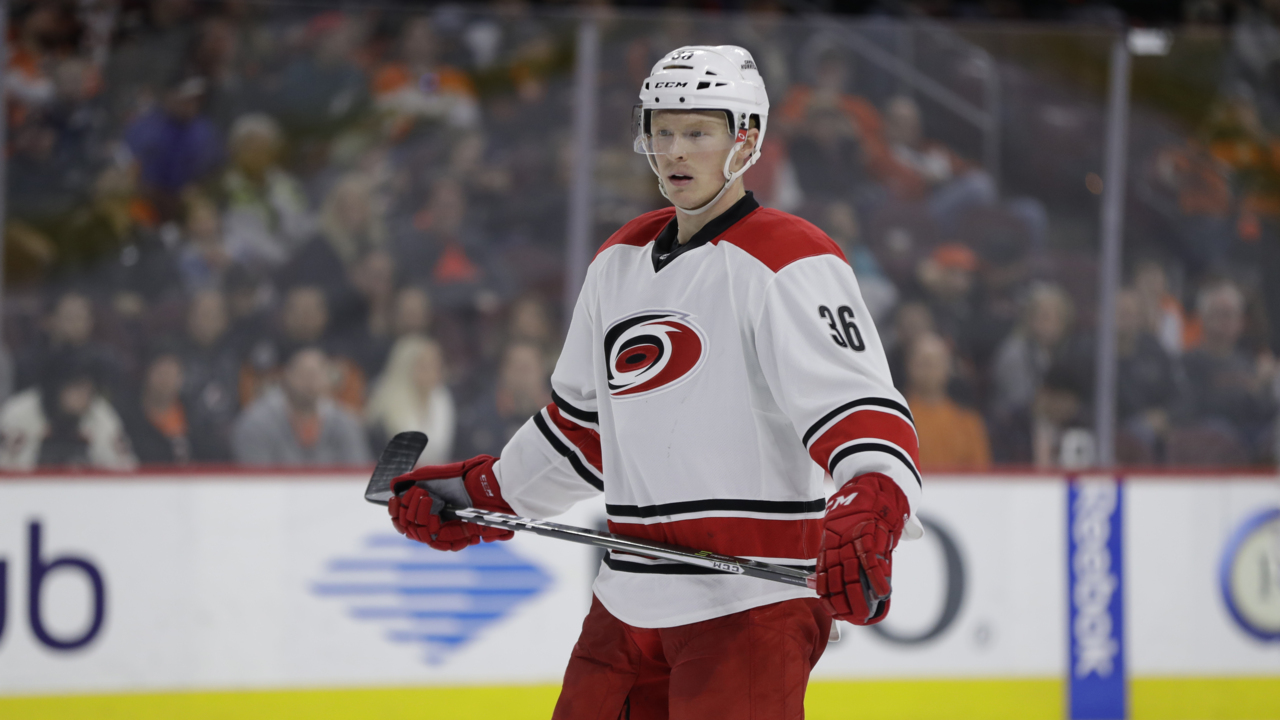Canes’ Patrick Brown preps for his first NHL chance in two years