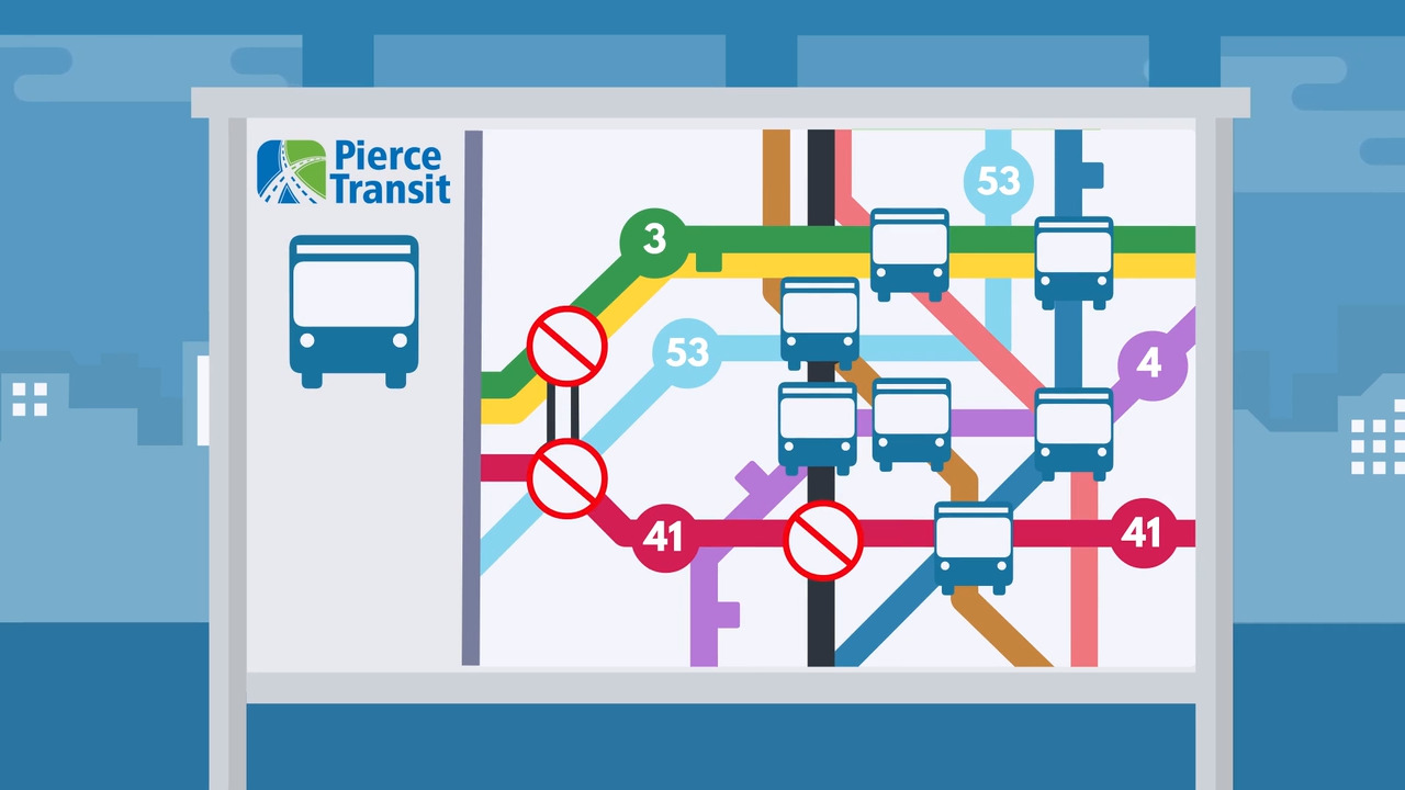 How do Pierce Transit boundaries change?