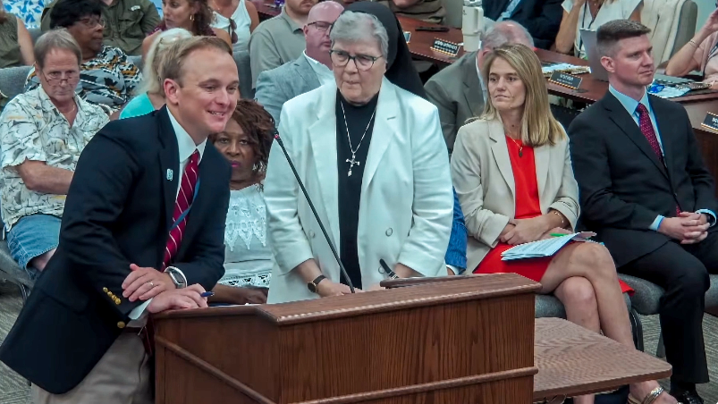 Catholic Sister gets frustrated as govt pushes non-profit to get a business license