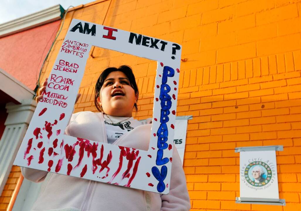 Activists call for police change on anniversary of Zambrano-Montes shooting