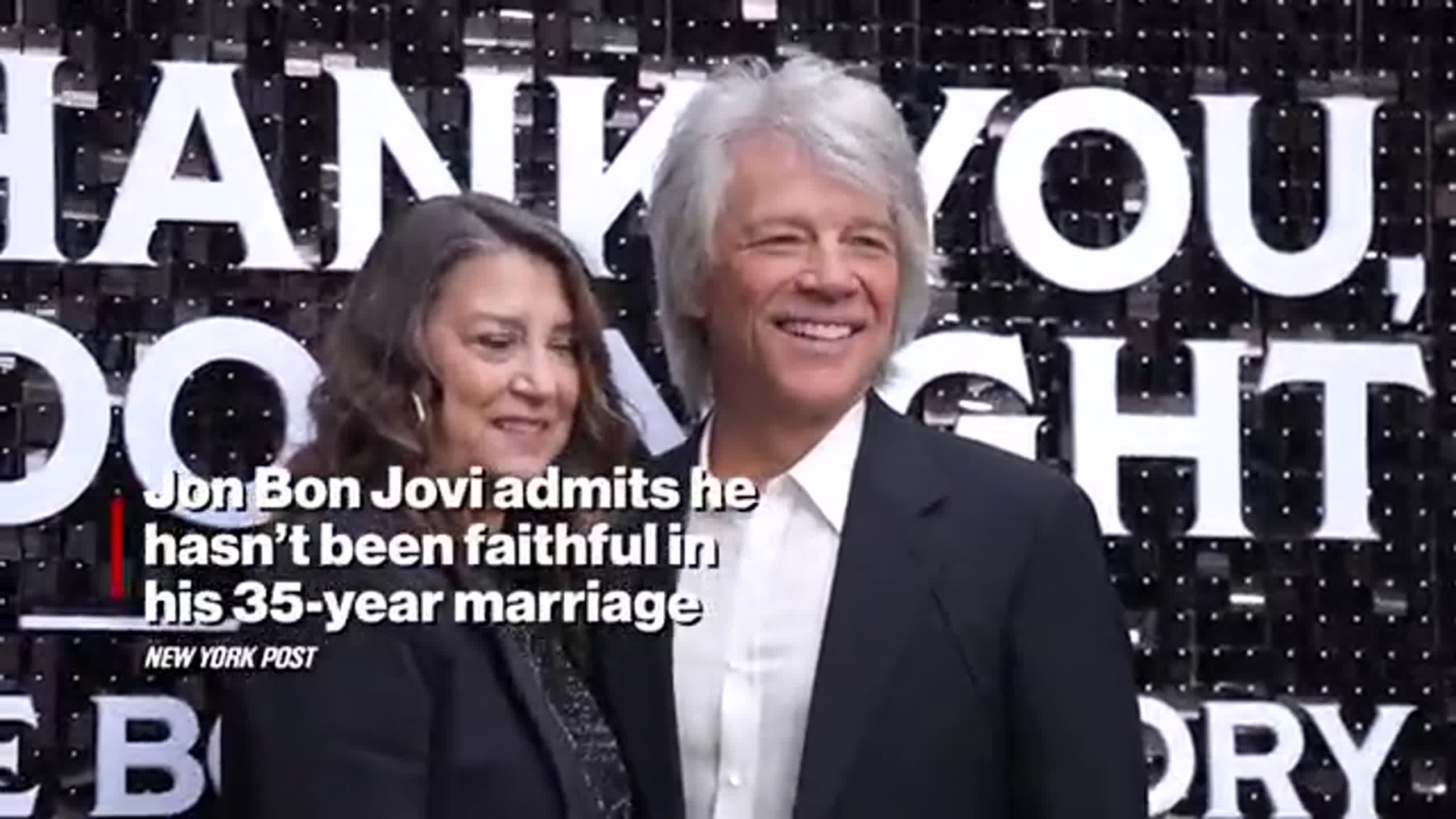 Jon Bon Jovi admits he 'hasn't been a saint' in his 35year marriage