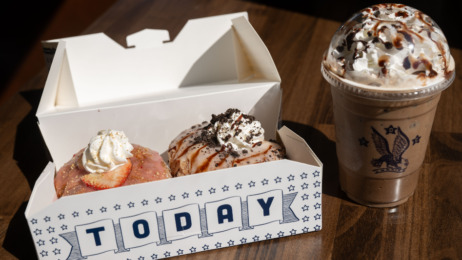 Check out artisan doughnuts and specialty coffee at Parlor Doughnuts