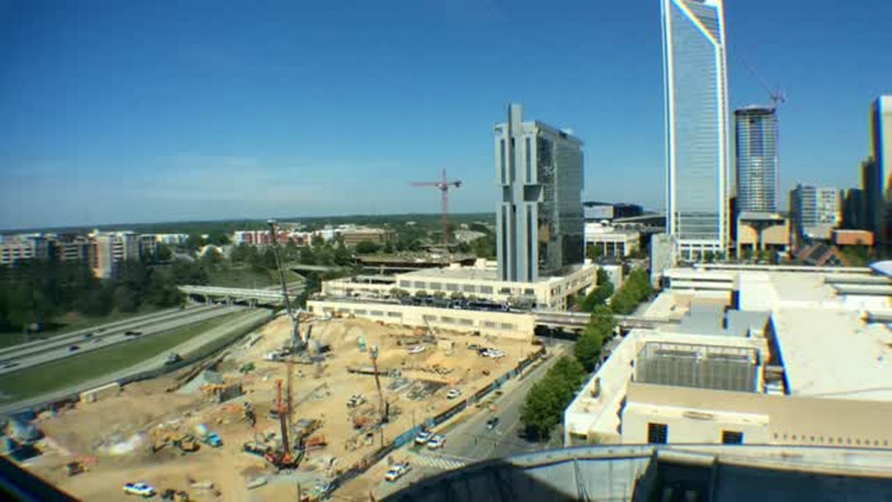 Uptown Charlotte Construction Time Lapse