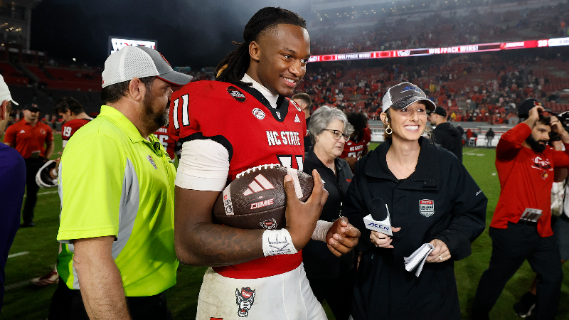 NC State's CJ Bailey on why he took the game ball for the first time in his career