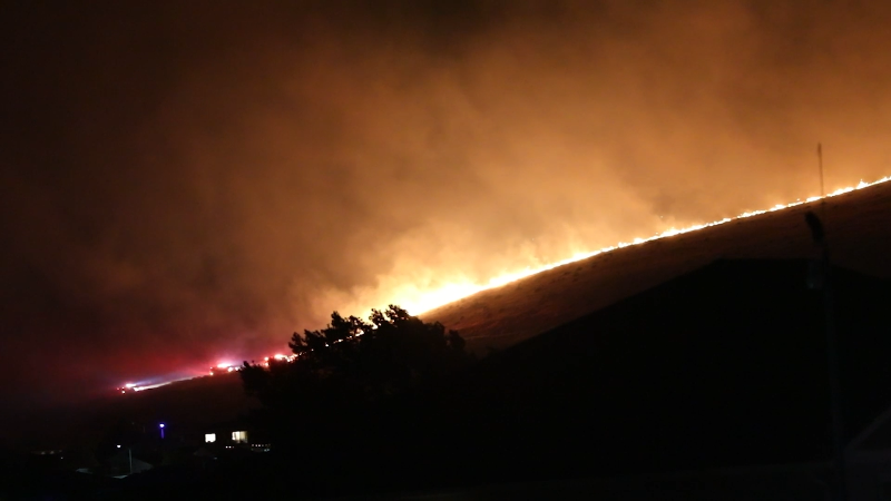 Locust Groves Fire threatens Kennewick homes