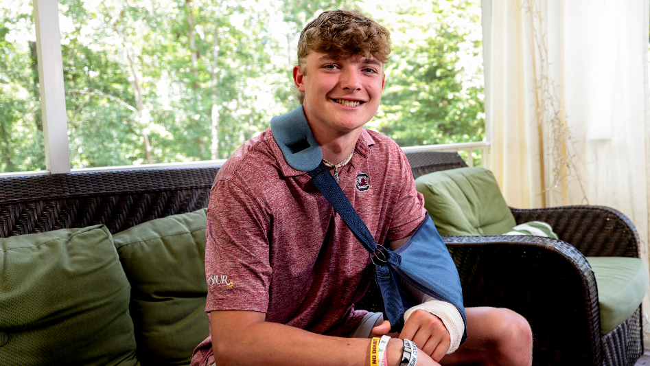 Lexington pitcher and USC signee Brandon Cromer sidelined by injury