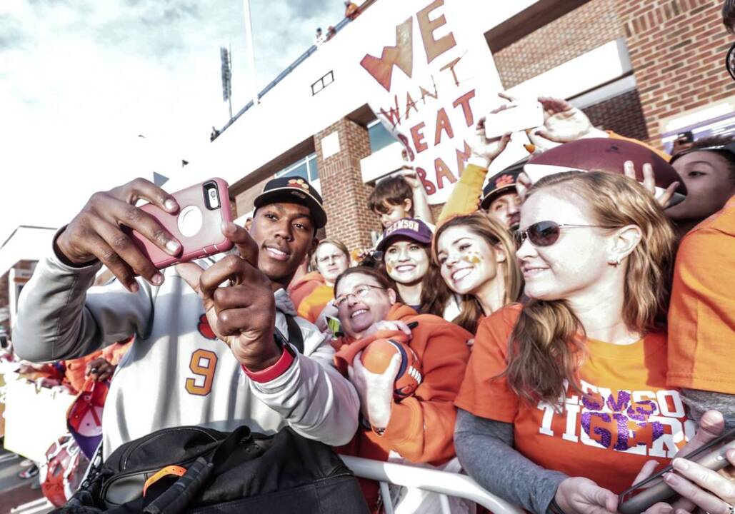 National Champions return home to Clemson
