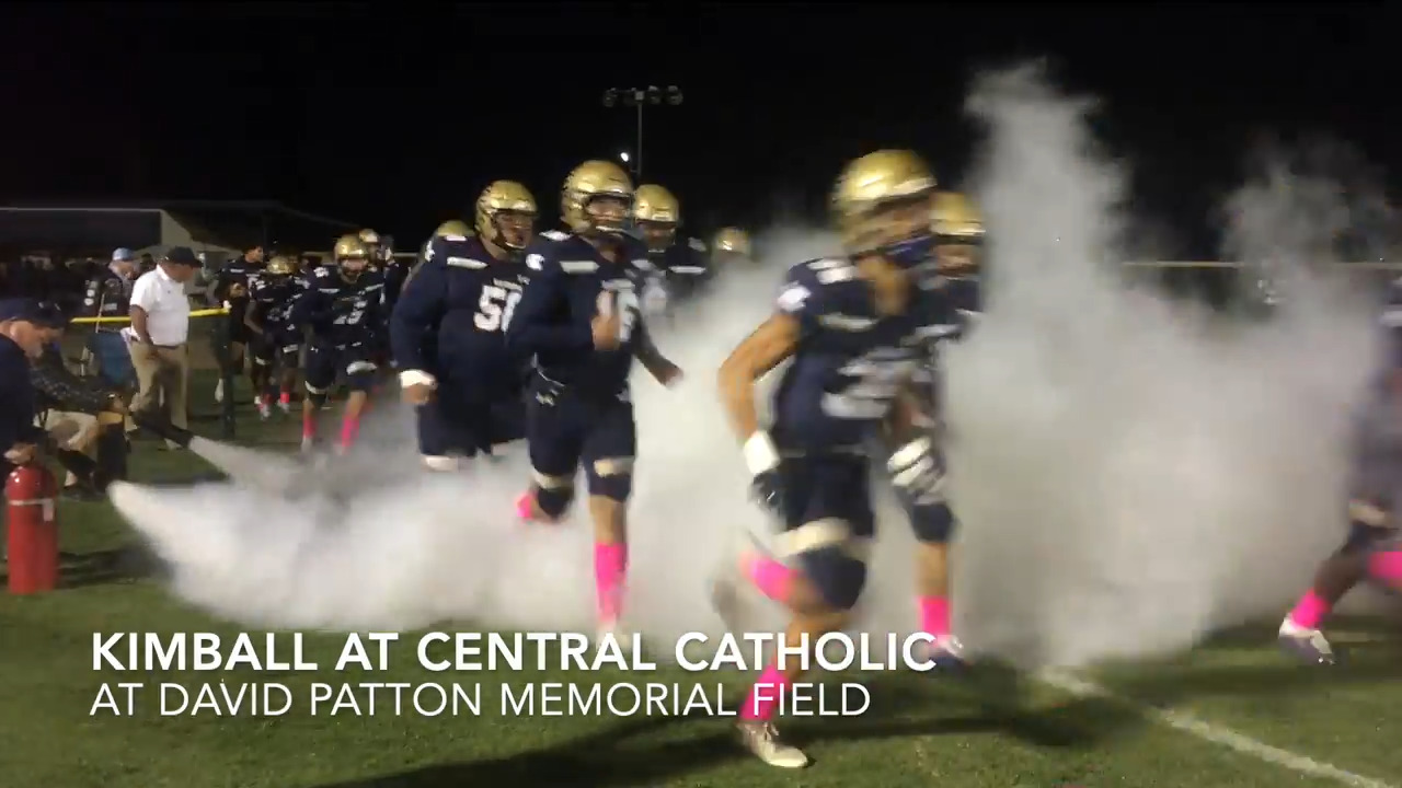 Central Catholic stifles Kimball’s high-flying offense, rolls 55-16
