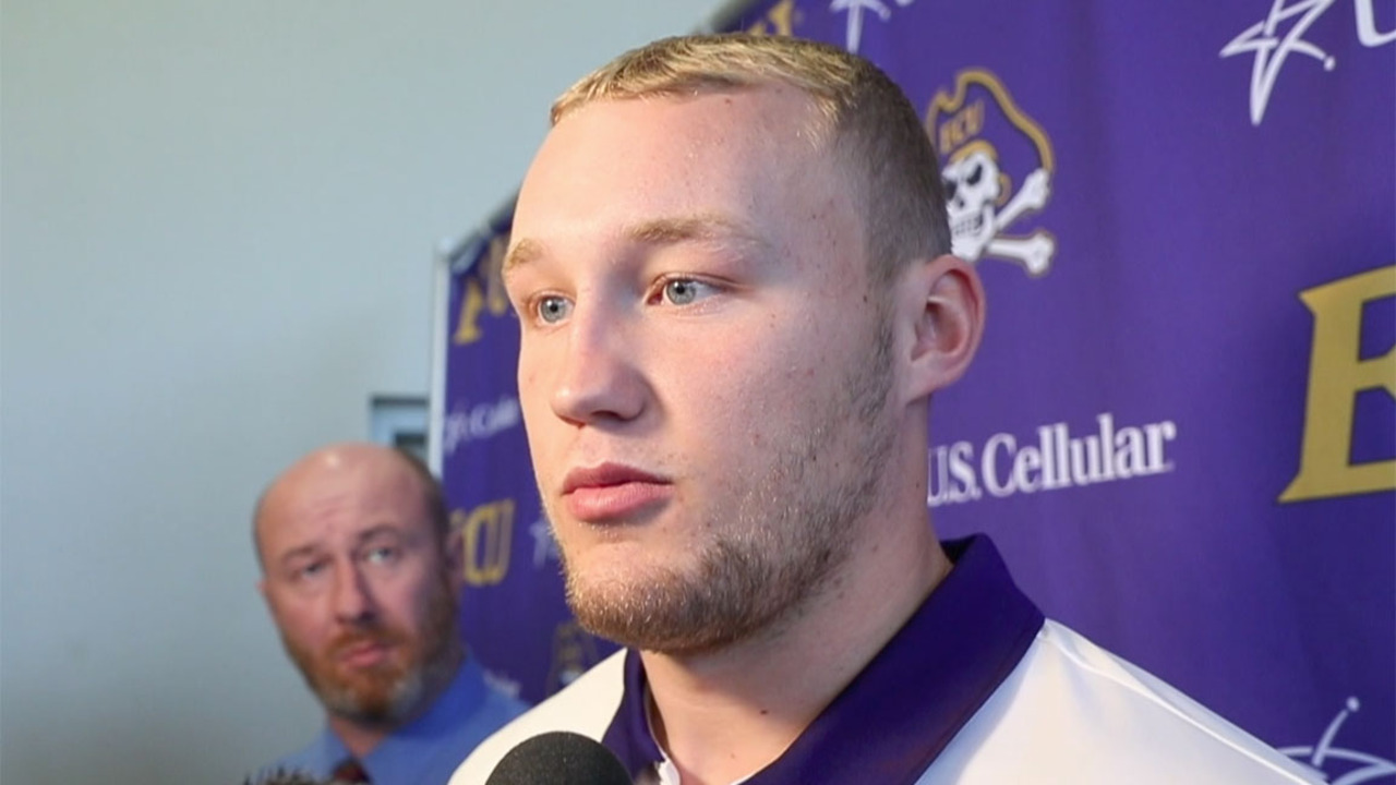 ECU quarterback Holton Ahlers on hiring of Mike Houston as football coach: ‘I am extremely excited’