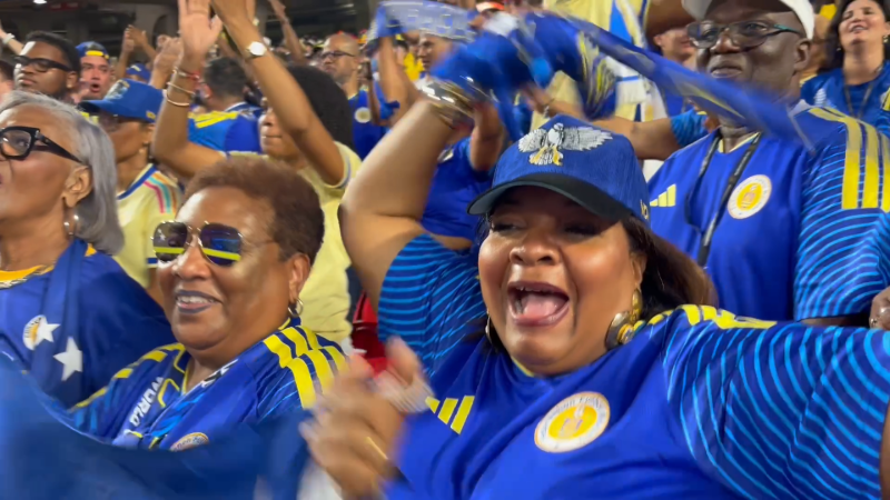 See what it was like with Curaçao fans in the KC stands