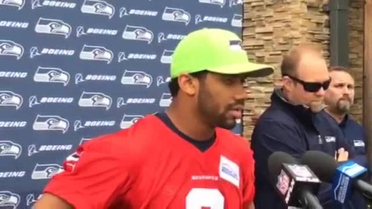 VIDEO: Russell Wilson says Seahawks already have great energy
