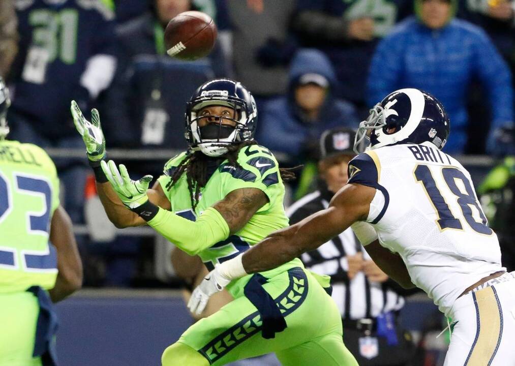 Richard Sherman says he yelled at coaches for passing from 1-yard line